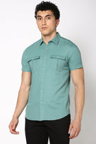 Half Sleeve Double Pocket Shirt - Shirt - 230524907