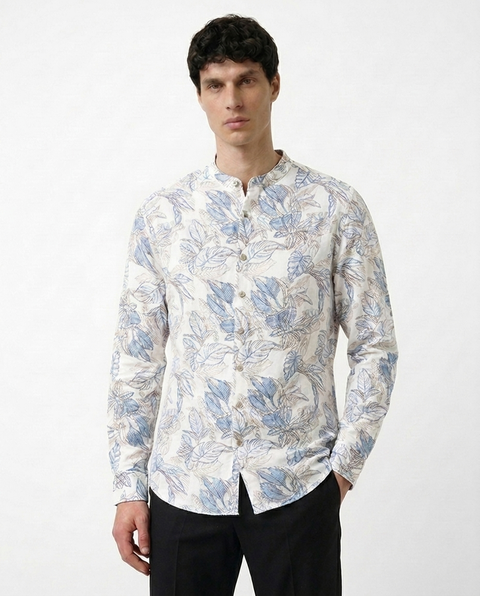 Floral Printed Cotton Shirt