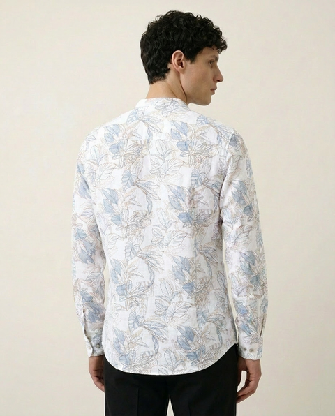 Floral Printed Cotton Shirt