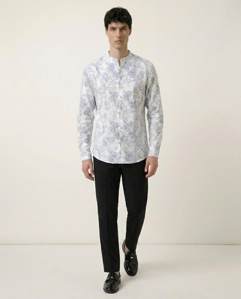 Floral Printed Cotton Shirt