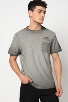 JAREX Charcoal Round Neck T Shirt - T-Shirt - 230830756