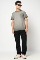 JAREX Charcoal Round Neck T Shirt - T-Shirt - 230830756