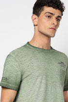 JAREX Olive Round Neck T-Shirt - T-Shirt - 230830764