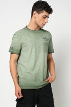 JAREX Olive Round Neck T-Shirt - T-Shirt - 230830764