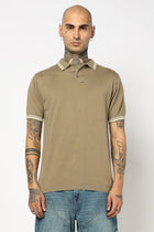 KHAKHI FLATKNIT POLO - T Shirt - 250830764