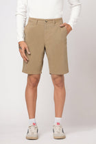 KHAKHI REGULAR FIT SHORTS - Shorts - 251050001