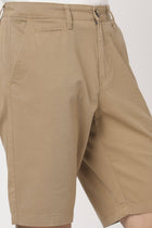 KHAKHI REGULAR FIT SHORTS - Shorts - 251050001