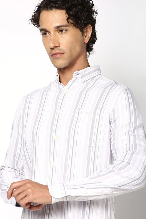 Lavender Cotton Shirt - Shirt - 240928934