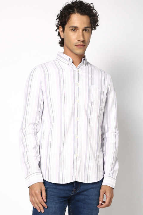 Lavender Cotton Shirt - Shirt - 240928934