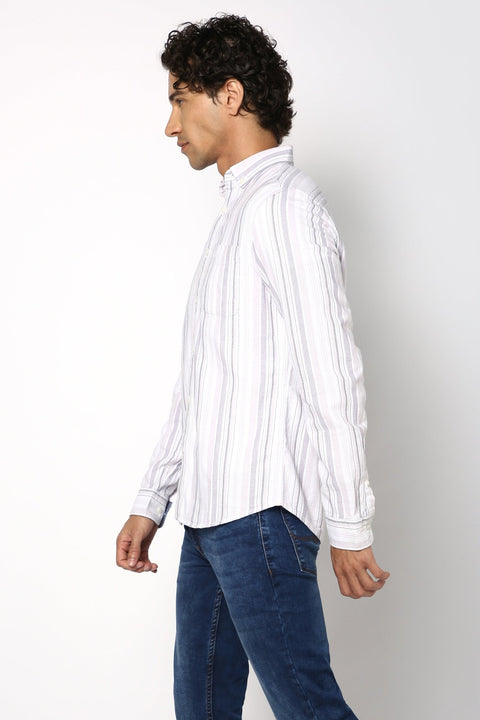 Lavender Cotton Shirt - Shirt - 240928934