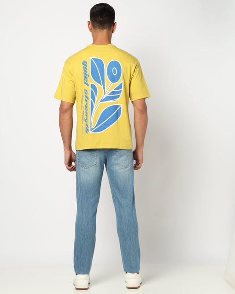 Lemon Yellow Graphic Tee - T Shirt - 2409300653