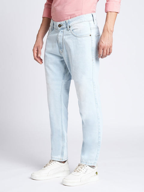 Light Blue Ankle Fit Jeans - Jeans - 230810657
