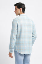 Light Blue Checks Casual Shirt - Shirt - 240427507