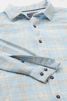 Light Blue Checks Casual Shirt - Shirt - 240427507