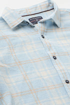 Light Blue Checks Casual Shirt - Shirt - 240427507