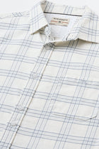 Light Blue Checks Cotton Shirt - Shirt - 240527815