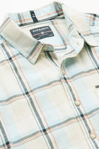 Light Blue Checks Cotton Shirt - Shirt - 230324334