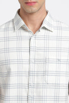 Light Blue Checks Cotton Shirt - Shirt - 240527815