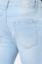 Light Blue Distressed Jeans - Jeans - 230510411