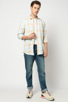 Light Blue Full Sleeve Tailored Fit Shirt - Shirts - 250331088