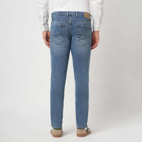 LIGHT BLUE HYPERFLEX ANKLE FIT JEANS - Jeans - 250810469