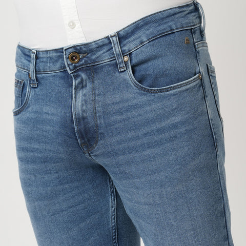 LIGHT BLUE HYPERFLEX ANKLE FIT JEANS - Jeans - 250810469