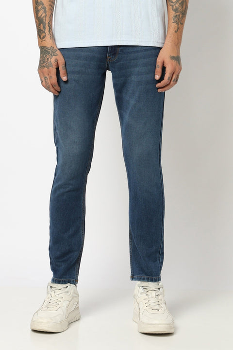 LIGHT BLUE MENS ANKLE FIT JEANS - Jeans - 250810504