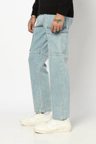 LIGHT BLUE RELAXED FIT CARGO - Cargo - 250310037