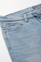 Light Blue Slim Fit Stretchable Jeans - Jeans - 230710557