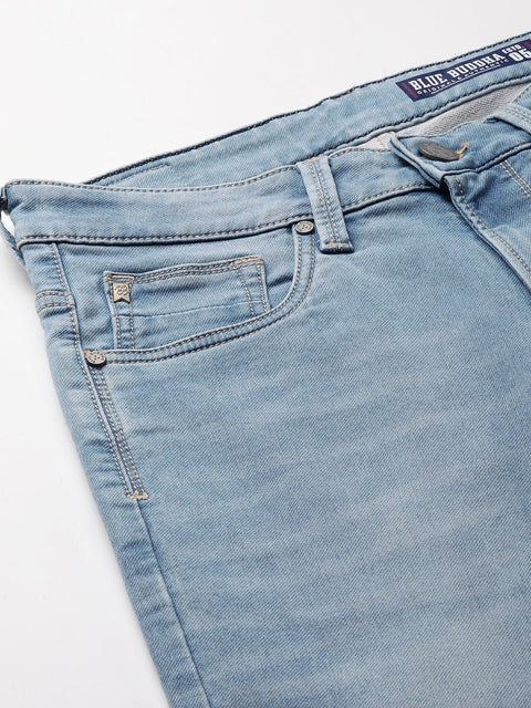 Light Blue Slim Fit Stretchable Jeans - Jeans - 230710557