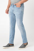 Light Blue Slim Fit Stretchable Jeans - Jeans - 230710557