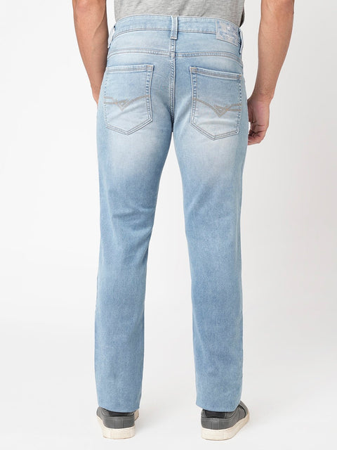 Light Blue Slim Fit Stretchable Jeans - Jeans - 230710557