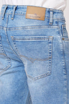 LIGHT BLUE SLIM FIT TWILL DENIM - Jeans - 251110887