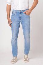 LIGHT BLUE SLIM FIT TWILL DENIM - Jeans - 251110887