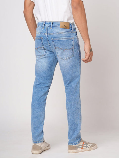 LIGHT BLUE SLIM FIT TWILL DENIM - Jeans - 251110887