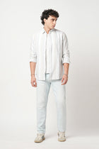LIGHT BLUE SLIM FIT TWILL JEANS - Jeans - 250610293