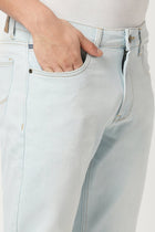 LIGHT BLUE SLIM FIT TWILL JEANS - Jeans - 250610293