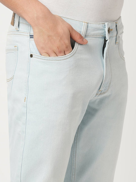 LIGHT BLUE SLIM FIT TWILL JEANS - Jeans - 250610293