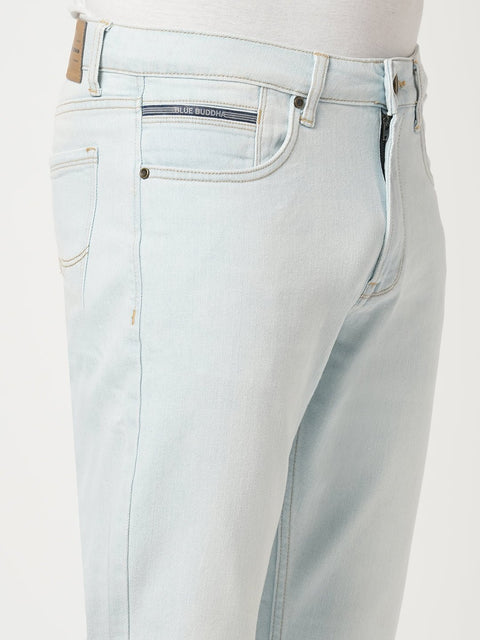 LIGHT BLUE SLIM FIT TWILL JEANS - Jeans - 250610293