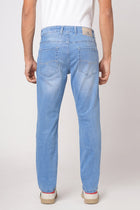 LIGHT BLUE SLIM FIT WASHED DENIM - Jeans - 251210960