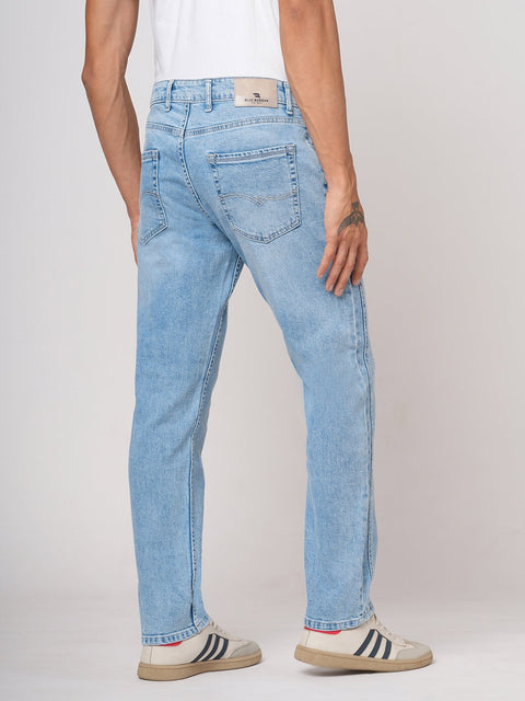 LIGHT BLUE STRAIGHT FIT TWILL DENIM - Jeans - 251210990