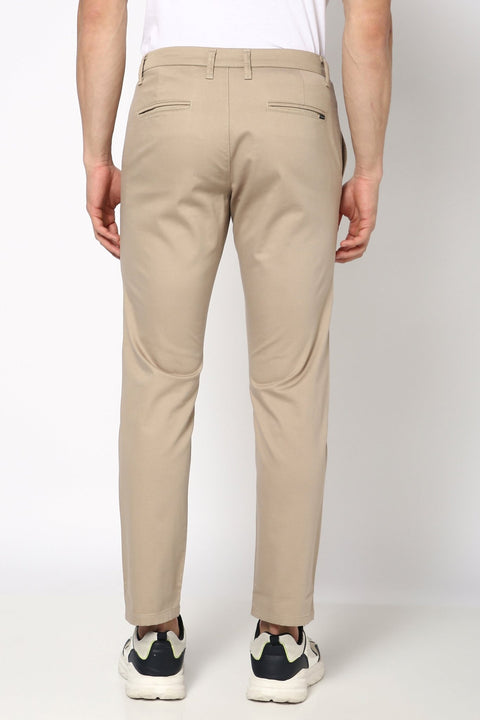 Light Brown Traveller Fit Trousers - Trousers - 241041383