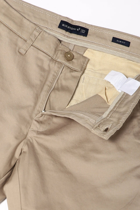 Light Brown Traveller Fit Trousers - Trousers - 241041383