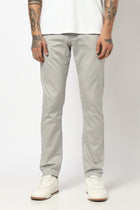 LIGHT GREY MENS SLIM FIT TROUSER - Trousers - 250740591