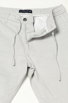 LIGHT GREY MENS SLIM TRAVELLER FIT TROUSER - Trousers - 250740689