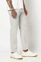 LIGHT GREY MENS SLIM TRAVELLER FIT TROUSER - Trousers - 250740689