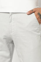 LIGHT GREY MENS SLIM TRAVELLER FIT TROUSER - Trousers - 250740689