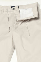 LIGHT GREY PLAIN TRAVELLER FIT TROUSER - Trousers - 250740669