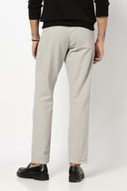 LIGHT GREY PLEATED REALXED FIT TROUSER - Trousers - 250740546