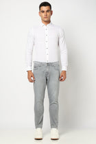 Light Grey Slim Ankle Denim - Jeans - 250710409